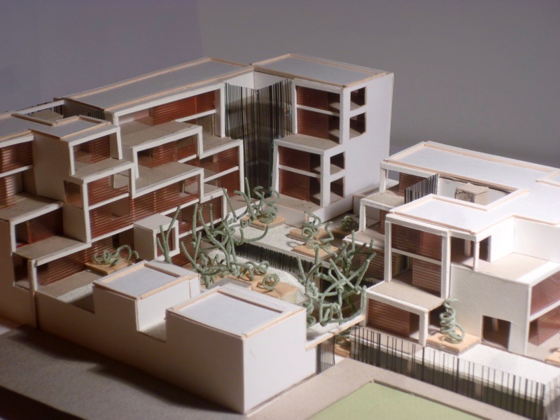 maquette-architecte-vente-logement-ecolo-immeuble-ilot-jeremy-azzaro-architecte
